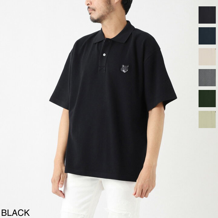楽天市場】メゾンキツネ MAISON KITSUNE ポロシャツ メンズ  