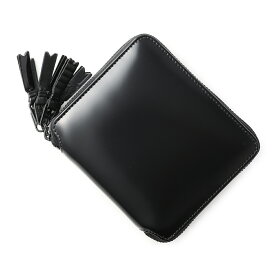 コム デ ギャルソン COMME des GARCONS 2つ折り財布 小銭入れ付き ブラック メンズ レディース sa2100zm black ZIPPER MEDLEY【返品送料無料】[2025AW]