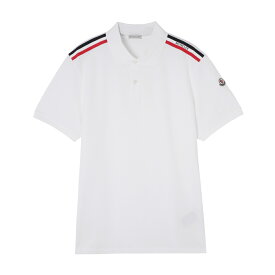 モンクレール MONCLER ポロシャツ ホワイト メンズ 8a00020 89a16 002【返品送料無料】