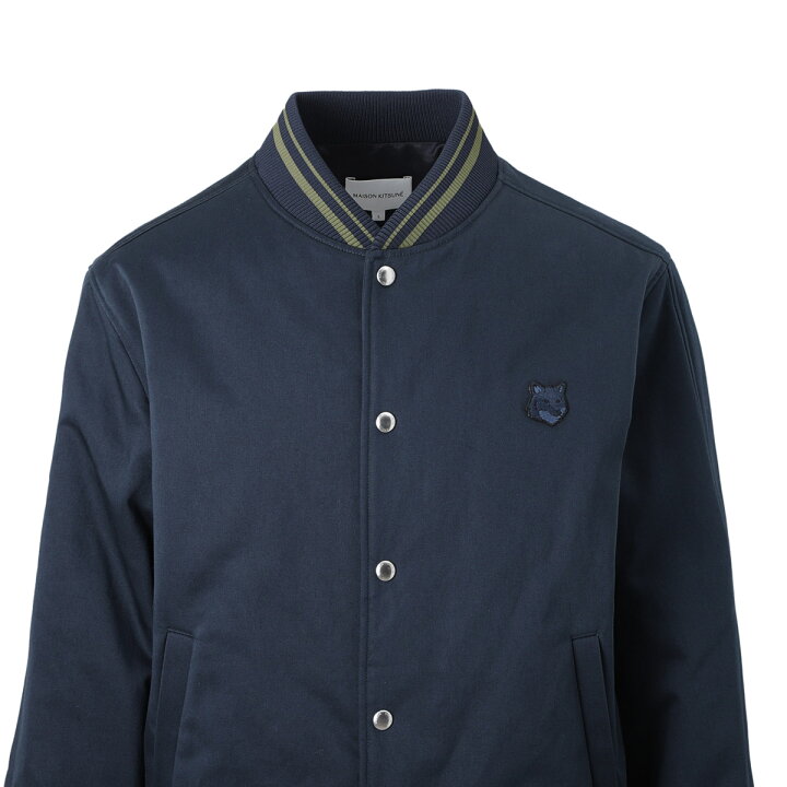 楽天市場】メゾンキツネ MAISON KITSUNE 中綿入り ブルゾン ブルー 