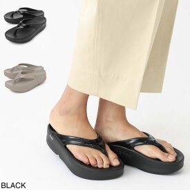 ウーフォス OOFOS トングサンダル リカバリーサンダル レディース oomega black Oomega【返品送料無料】[2025AW]