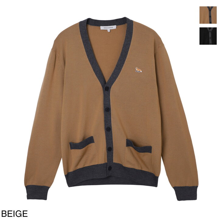楽天市場】【アウトレット】メゾンキツネ MAISON KITSUNE Vネック 