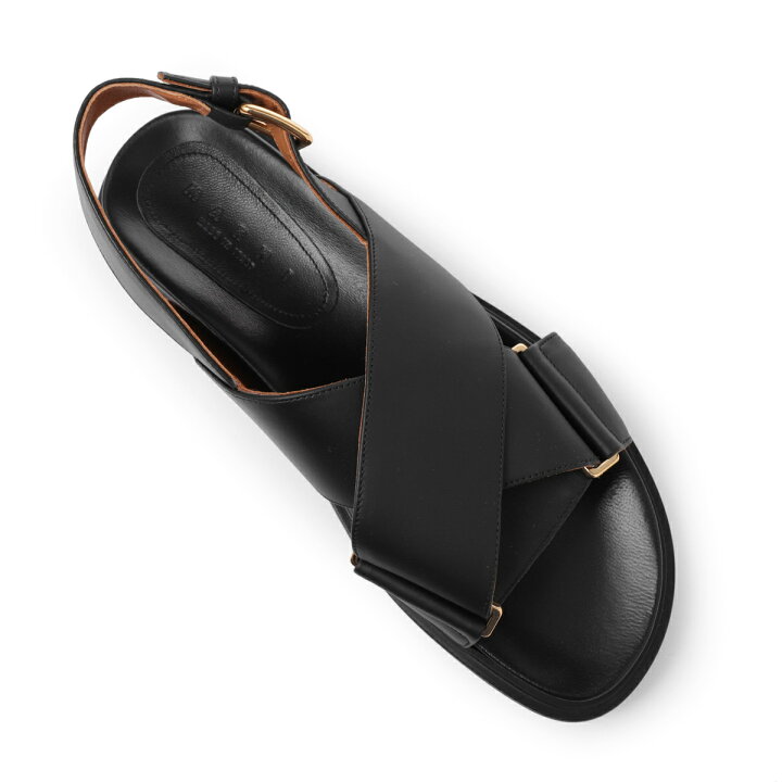 楽天市場】マルニ MARNI サンダル ブラック レディース 大きいサイズ  