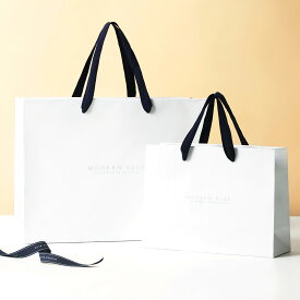 モダンブルー MODERN BLUE ショッピングバッグ ホワイト メンズ【返品送料無料】