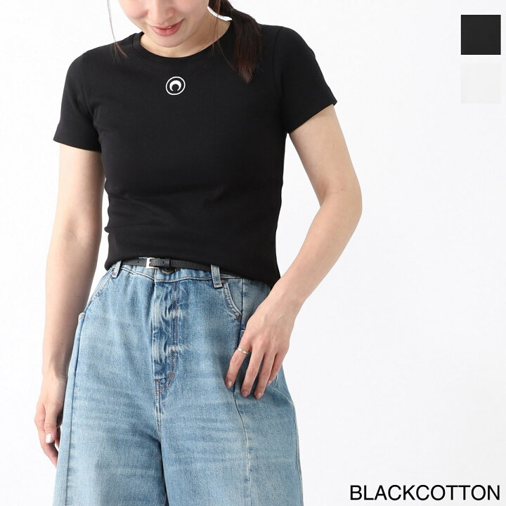 楽天市場】マリーン セル MARINE SERRE クルーネックTシャツ 