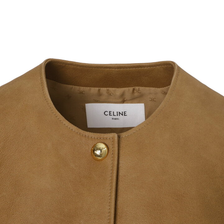 楽天市場】セリーヌ CELINE レザージャケット ピュアカラージャケット 