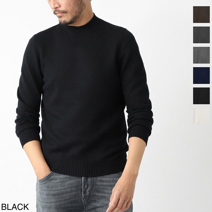楽天市場】グランサッソ Gran Sasso モックネック ニット メンズ  
