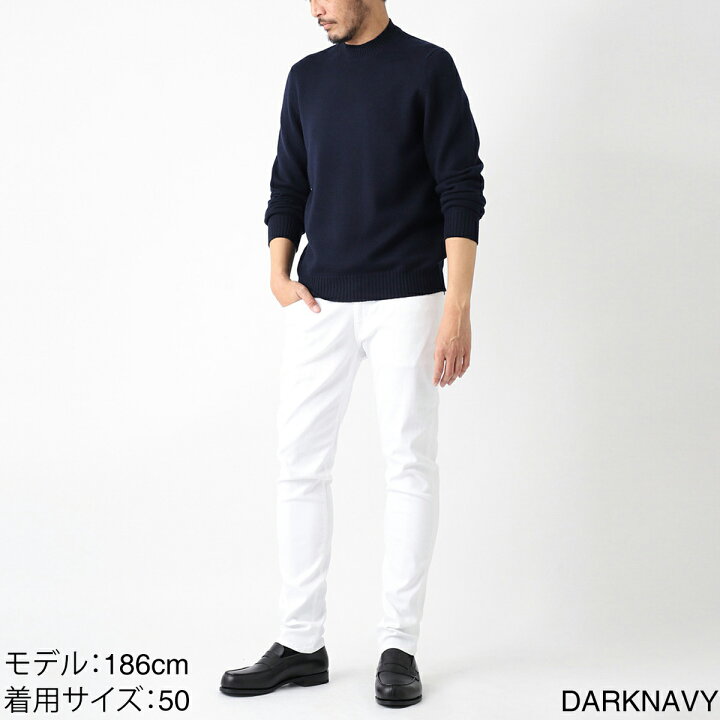 楽天市場】グランサッソ Gran Sasso モックネック ニット メンズ 