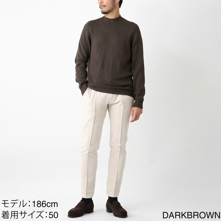 楽天市場】グランサッソ Gran Sasso モックネック ニット メンズ 