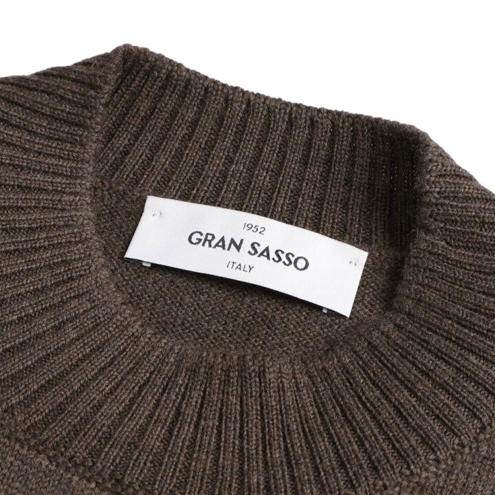 楽天市場】グランサッソ Gran Sasso モックネック ニット メンズ 