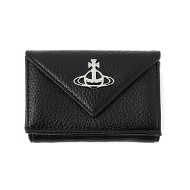 【12/10限定!当選確率1/2!MAX300%POINT BACK!※要エントリー】ヴィヴィアンウエストウッド Vivienne Westwood 3つ折り財布 小銭入れ付き レディース 5115002fw s000d n403 black ENVELOPE BILLFOLD WITH POCKET【返品送料無料】[2025AW]