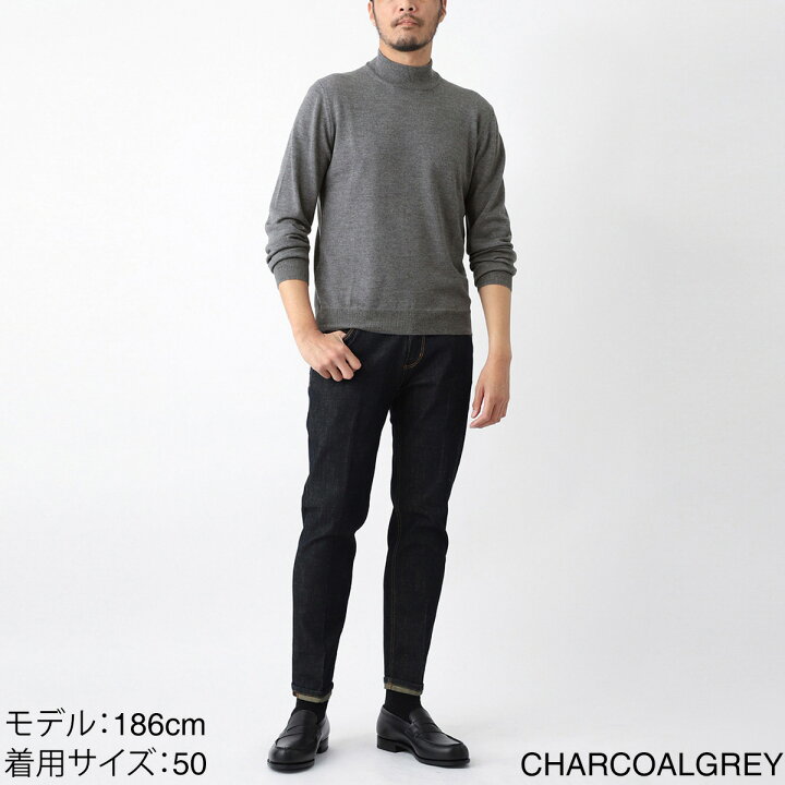 楽天市場】グランサッソ Gran Sasso モックネック ニット メンズ 