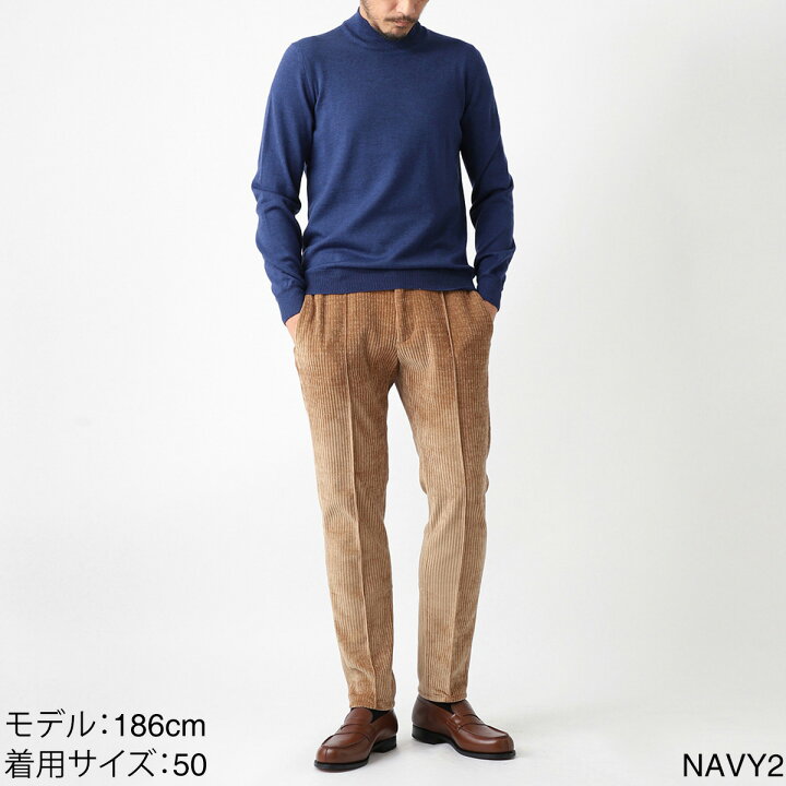 楽天市場】グランサッソ Gran Sasso モックネック ニット メンズ 