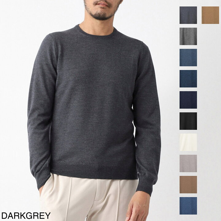 楽天市場】グランサッソ Gran Sasso クルーネックニット メンズ 大きい  