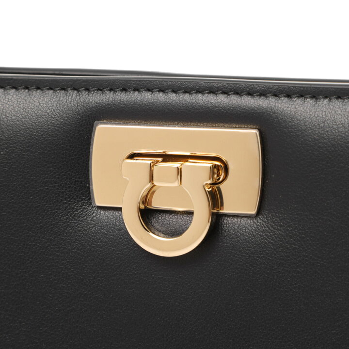 楽天市場】フェラガモ FERRAGAMO クラッチバッグ 2WAY ブラック  