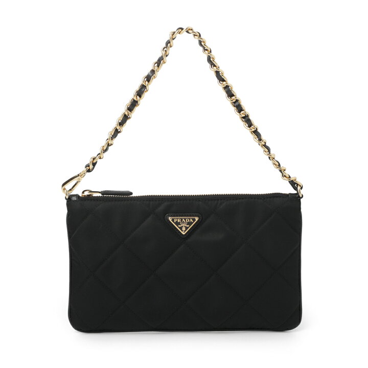 楽天市場】プラダ PRADA ポーチ ブラック レディース 1ni054 2aos  