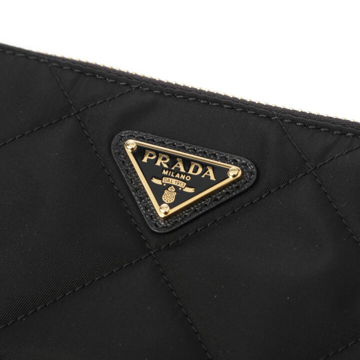 楽天市場】プラダ PRADA ポーチ ブラック レディース 1ni054 2aos  