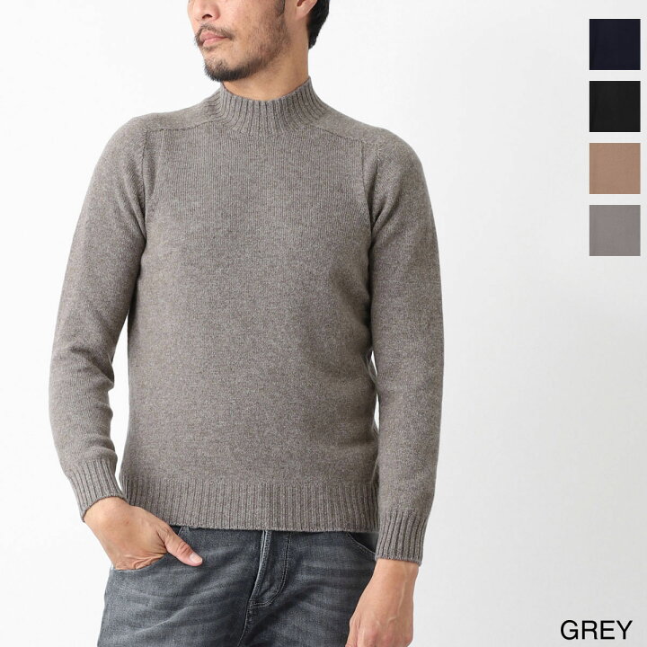 楽天市場】グランサッソ Gran Sasso モックネック ニット メンズ  