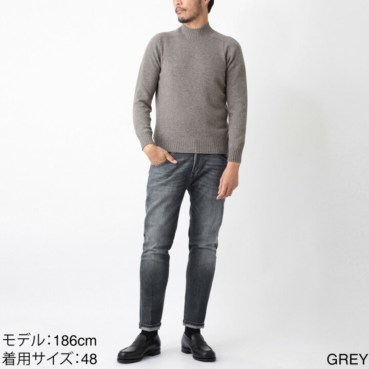 楽天市場】グランサッソ Gran Sasso モックネック ニット ラムウール 
