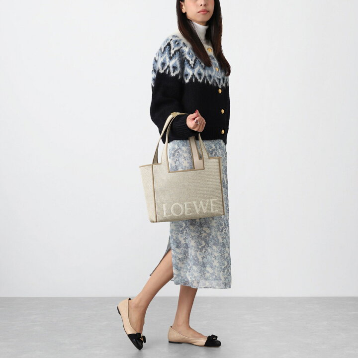 楽天市場】ロエベ LOEWE トートバッグ 2WAY ショルダーバッグ ベージュ  