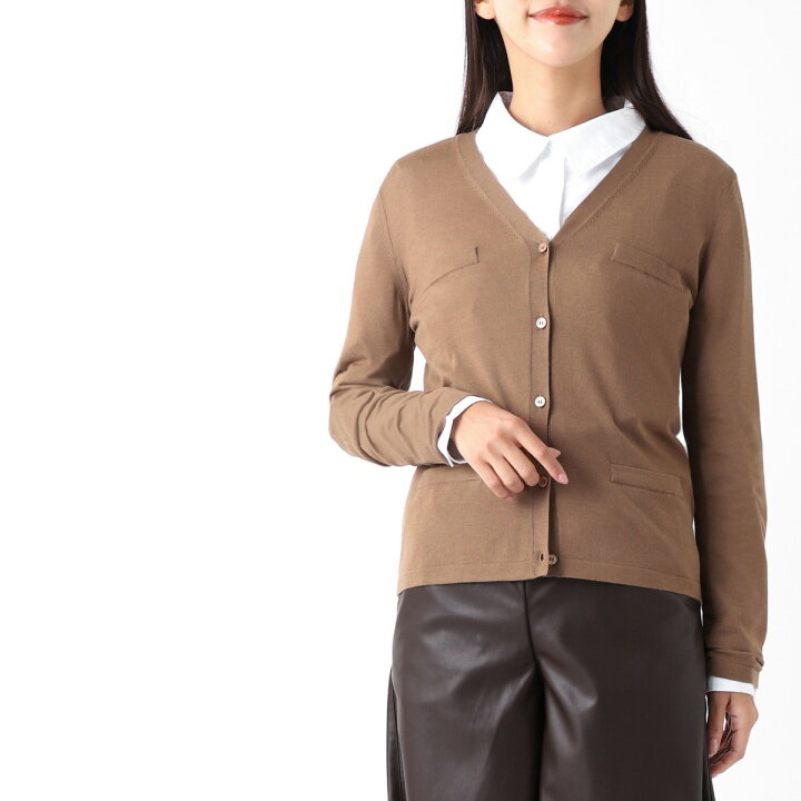 楽天市場】エスマックスマーラ S Max Mara Vネック カーディガン  