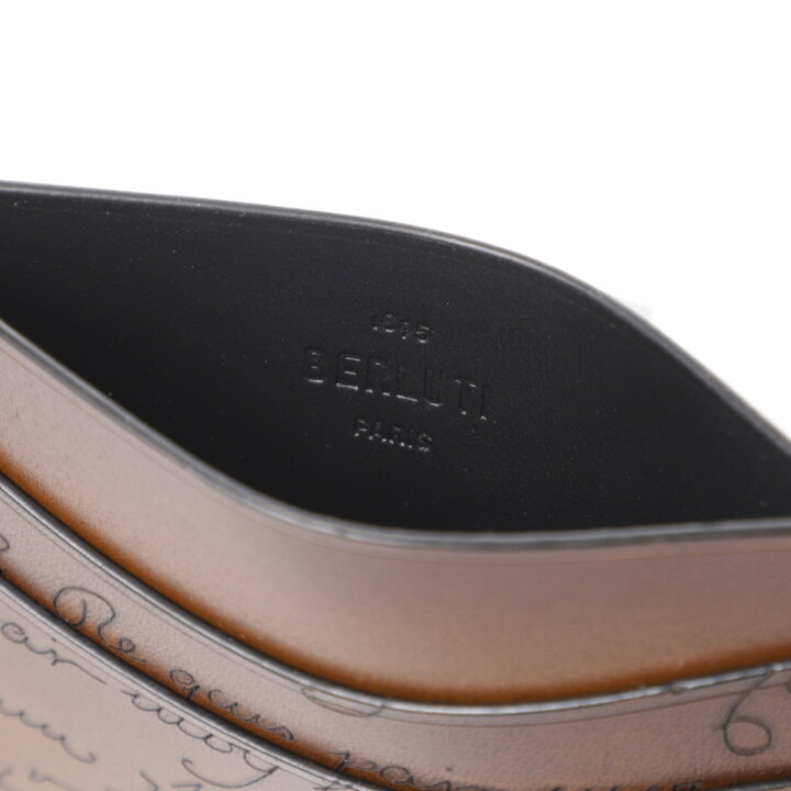 楽天市場】ベルルッティ BERLUTI カードケース ブラウン メンズ  