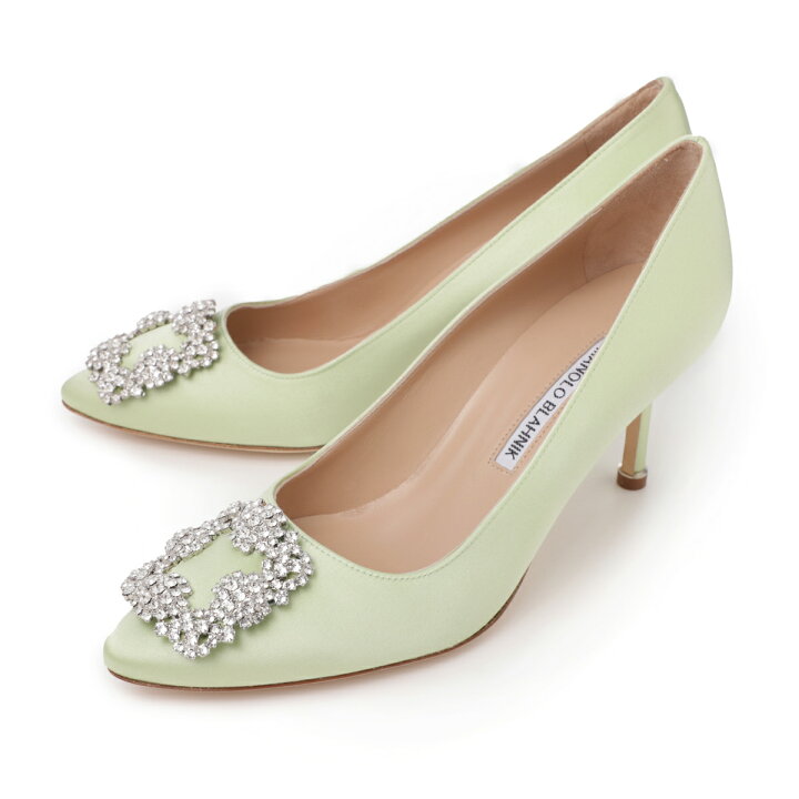楽天市場】マノロ ブラニク MANOLO BLAHNIK パンプス グリーン  