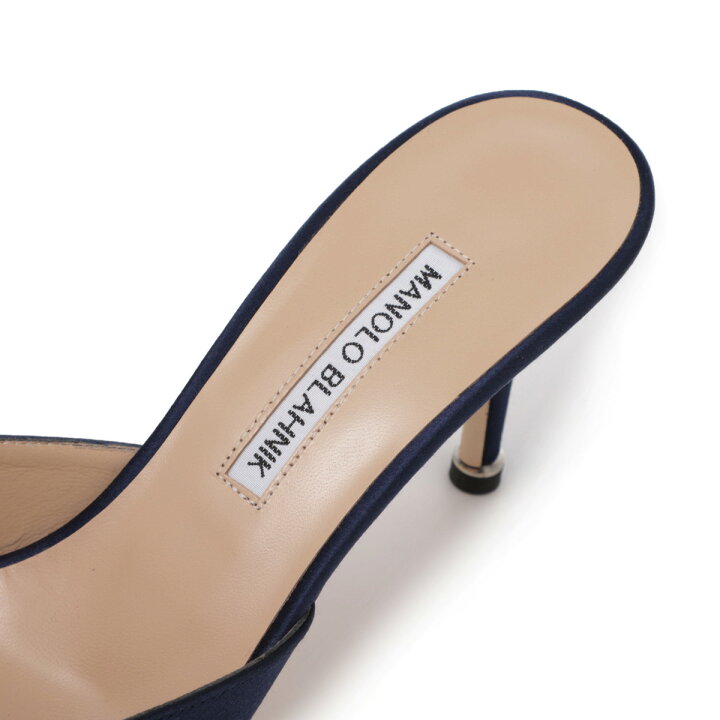 楽天市場】マノロ ブラニク MANOLO BLAHNIK ミュール ブルー  