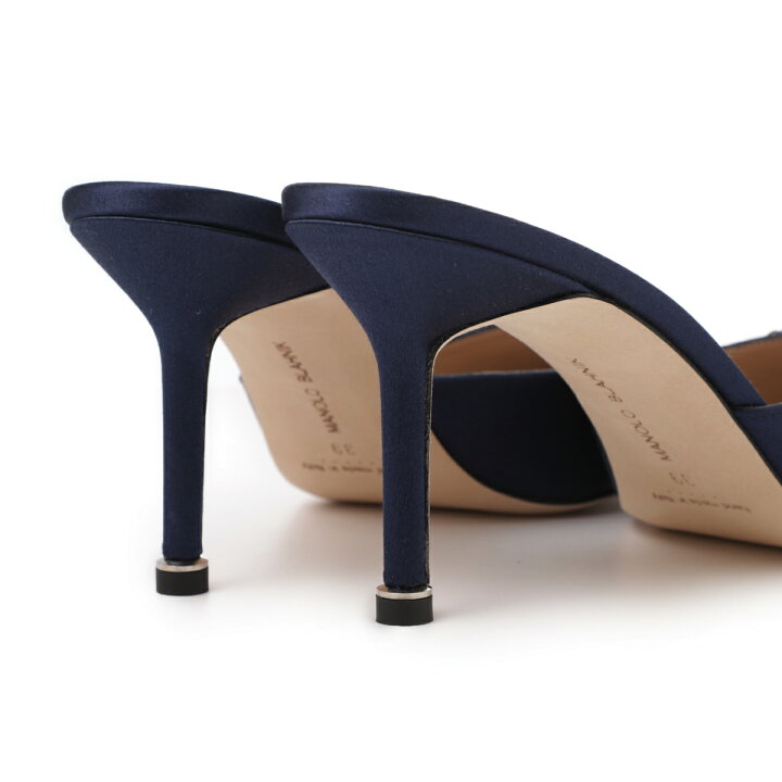 楽天市場】マノロ ブラニク MANOLO BLAHNIK ミュール ブルー  