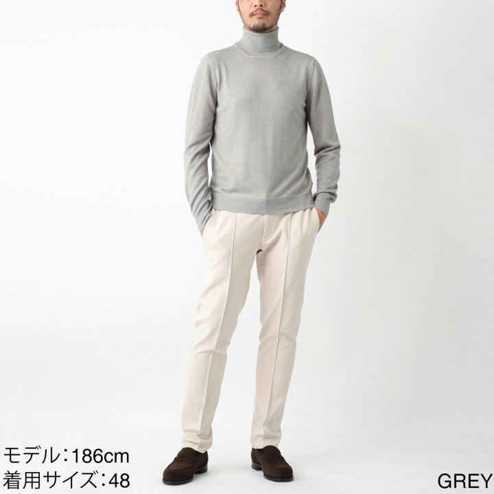 楽天市場】グランサッソ Gran Sasso タートルネックニット メンズ  