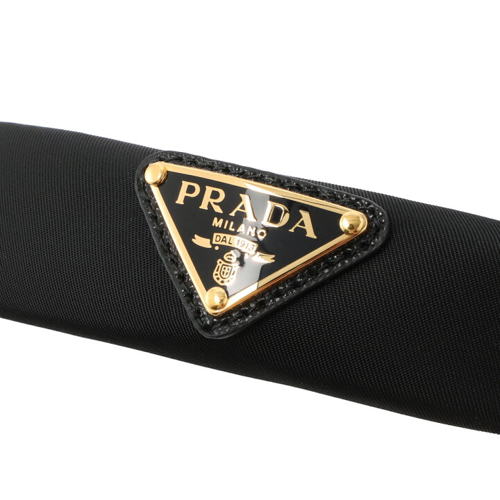 楽天市場】プラダ PRADA カチューシャ ヘッドバンド ブラック 