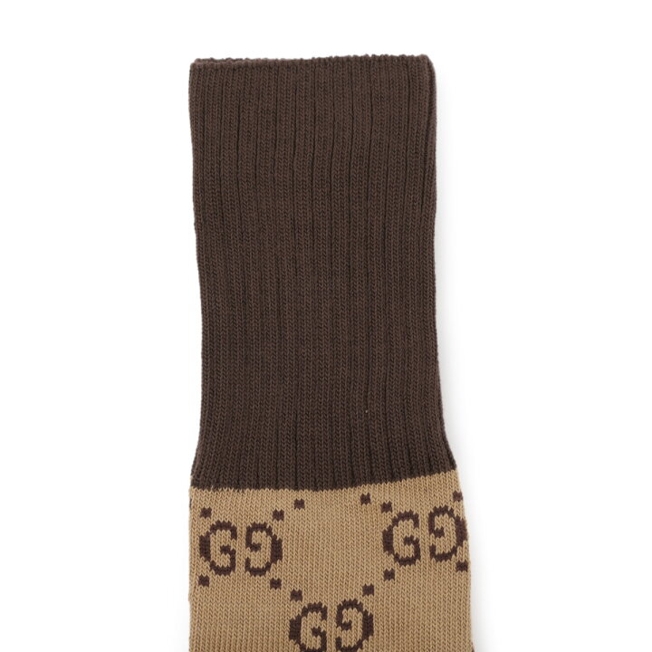 楽天市場】グッチ GUCCI 靴下 ブラウン メンズ 471093 4g592 9764 GG 