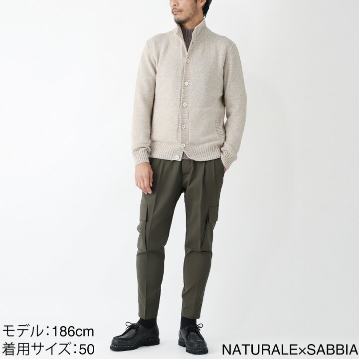 楽天市場】ザノーネ ZANONE カーディガン スタンドカラーニット メンズ 