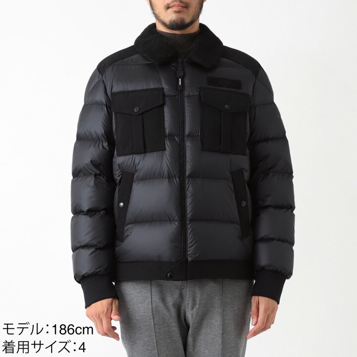 楽天市場】モンクレール MONCLER ダウンジャケット ブラック メンズ 