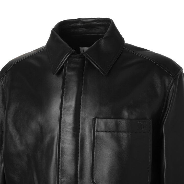 楽天市場】ロエベ LOEWE レザージャケット ブラック メンズ h526y31l29 