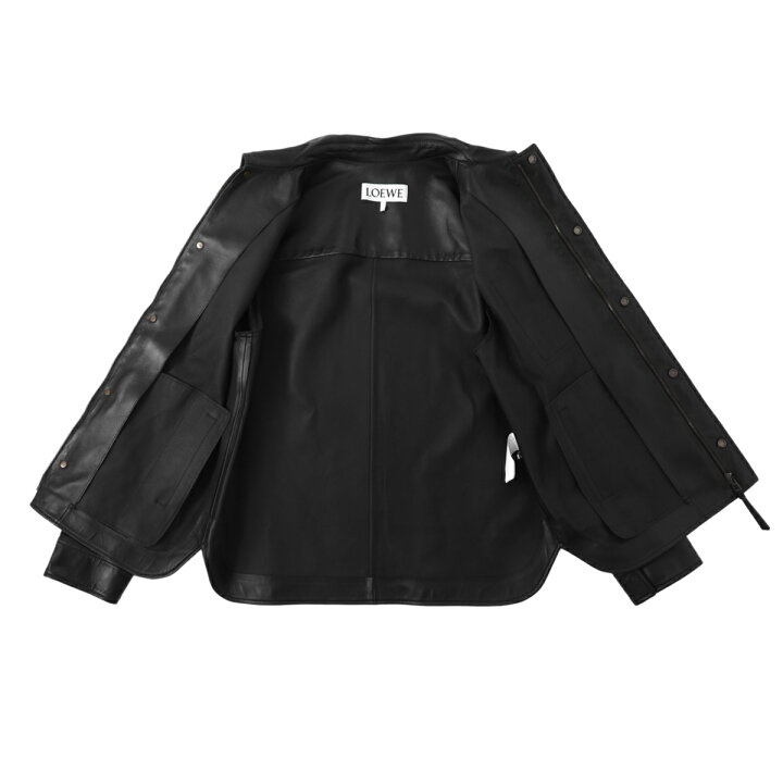 楽天市場】ロエベ LOEWE レザージャケット ブラック メンズ h526y31l29 