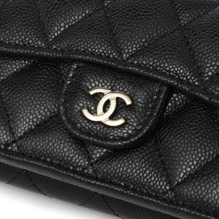 楽天市場】シャネル CHANEL 3つ折り財布 小銭入れ付き コンパクト 