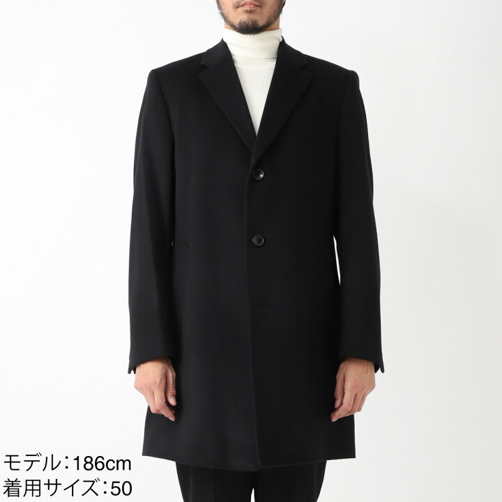 楽天市場】ボスヒューゴボス BOSS HUGOBOSS シングルコート ブラック 