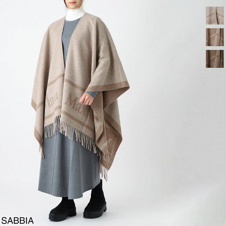 楽天市場】マックスマーラ Max Mara ケープ ポンチョ レディース  