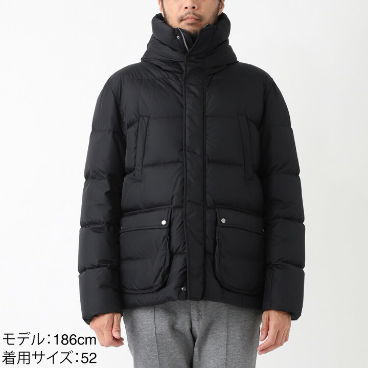 楽天市場】ヘルノ HERNO ダウンジャケット ブラック メンズ 大きい 