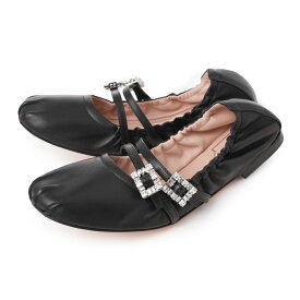 ロジェヴィヴィエ ROGER VIVIER バレエシューズ メリージェーン ブラック レディース rvw7433907091t b999【返品送料無料】