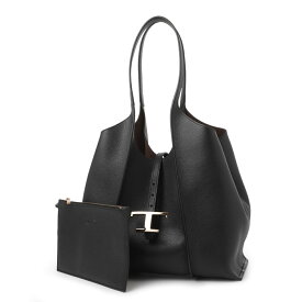 トッズ TODS ハンドバッグ ブラック レディース xbwtsba0200q8eb999 black SMALL T TIMELESS Tタイムレス ポーチ付き【返品送料無料】[2025AW]