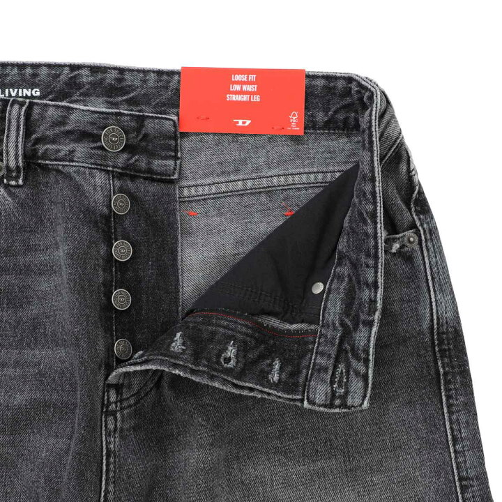 楽天市場】ディーゼル DIESEL ボタンフライジーンズ グレー レディース 