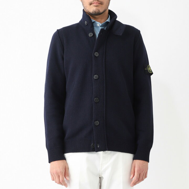 楽天市場】ストーンアイランド STONE ISLAND カーディガン ブルー 