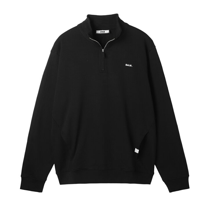 楽天市場】ボーラー BALR. ハーフジップ スウェット ブラック メンズ 