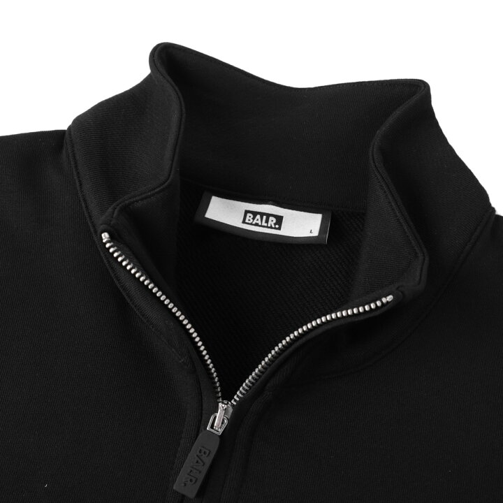 楽天市場】ボーラー BALR. ハーフジップ スウェット ブラック メンズ 