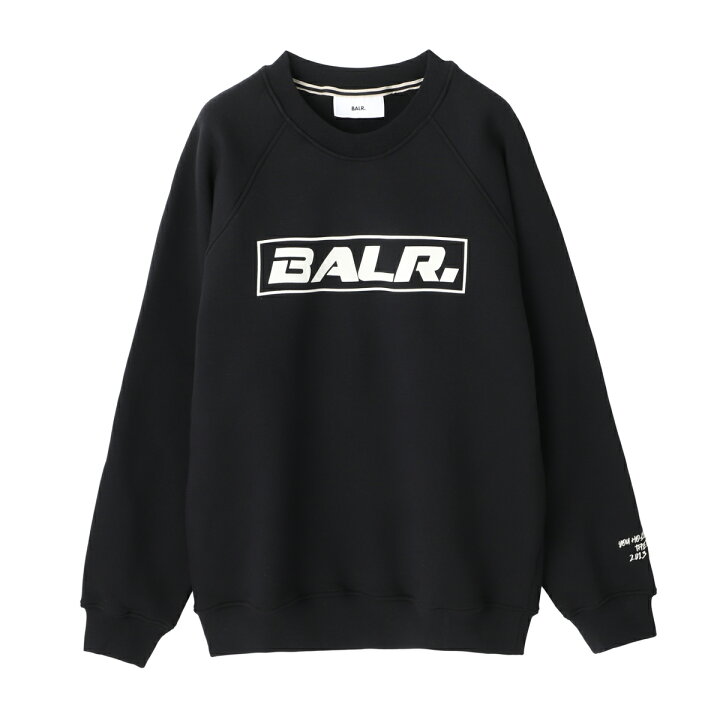 楽天市場】ボーラー BALR. スウェット ブラック メンズ theclub box 