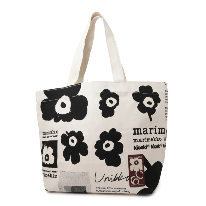 楽天市場】マリメッコ marimekko トートバッグ ホワイト レディース 