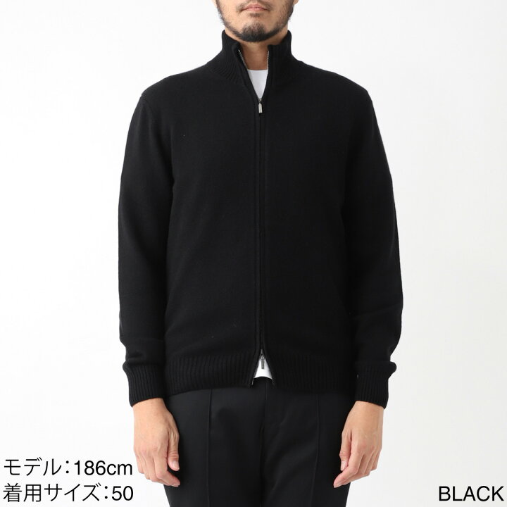 楽天市場】クルチアーニ Cruciani ジップカーディガン メンズ 大きい  