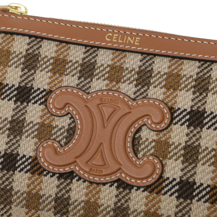 楽天市場】セリーヌ CELINE コインケース ポーチ ブラウン レディース 